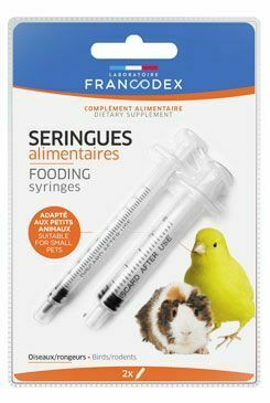 Francodex Dokrmovací stříkačky pro hlodavce, ptáky 2ks