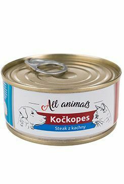 All Animals kočkopes Steak z kachny 100g