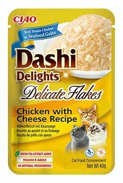 Churu Cat Dashi Delights Deli Flakes Chick&Cheese 40g