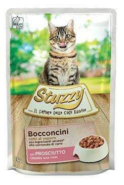 Stuzzy Cat kapsa Adult šunka prosciutto 85g