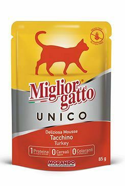 Morando Miglior Gatto Unico kapsa pro kočky krůtí 85g