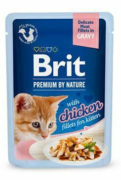 Brit Premium Cat D Fillets in Gravy for Kitten 85g