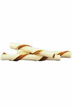 Magnum Rawhide Roll Stick 5" brown/white 12,5cm/40ks