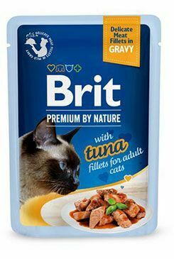 Brit Premium Cat D Fillets in Gravy with Tuna 85g