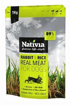 Nativia Real Meat Rabbit&Rice 1kg