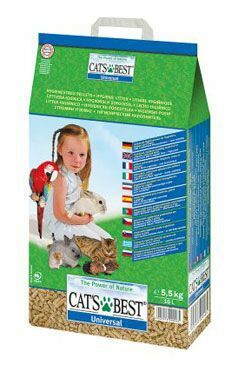 Podestýlka Cats Best Universal dřevité granule 10l