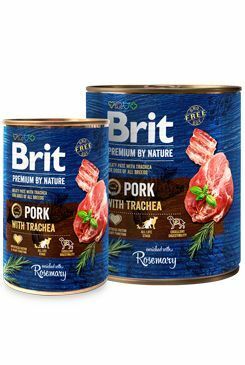 Brit Premium Dog by Nature konz Pork&Trachea 800g