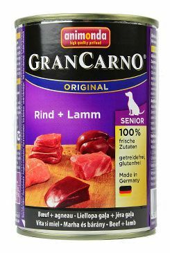 Animonda pes GRANCARNO konz. SENIOR hovězí/jehn 400g