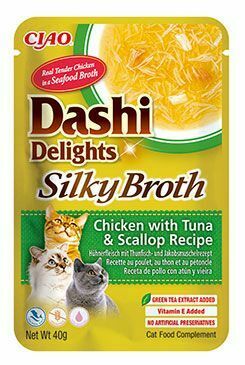 Churu Cat Dashi Delights Silky Broth Chick&Tun&Scal 40g